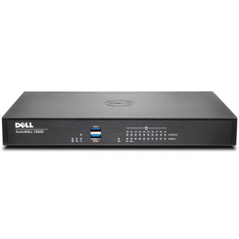 SonicWall TZ600 cortafuegos (hardware) 1500 Mbit s 01-SSC-0226