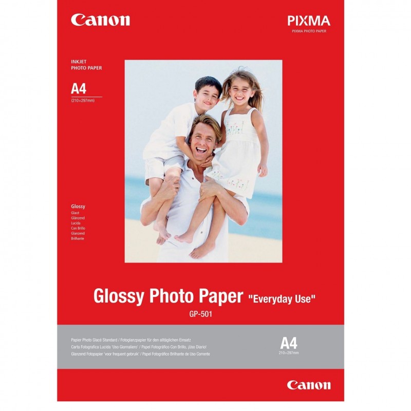 Canon GP-501 papel fotográfico Brillo A4 0775B082