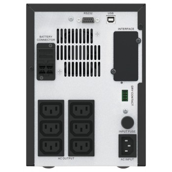 APC Easy UPS SMV (UPS) Línea interactiva 1500 VA 1050 W 6 salidas AC SMV1500CAI