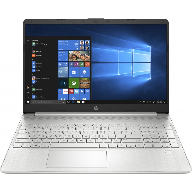 HP 15s-eq0002ns Plata - 15.6" - 1366x768 - AMD Ryzen 7 - 8GB - 256 GB SSD - Windows 10 Home 8UC83EAABE?SIL