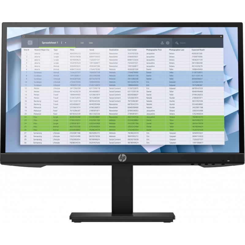 HP P22h G4 FHD - 21.5" - 1920x1080 - Full HD IPS 7UZ36AAABB