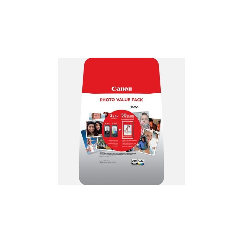Canon 3712C004 cartucho de tinta Original Negro, Cian, Magenta, Amarillo Multipack 2 pieza(s)