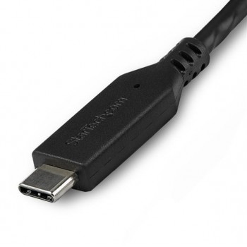 StarTech.com CDP2DP141MB adaptador de cable de vídeo 1 m DisplayPort USB C Negro