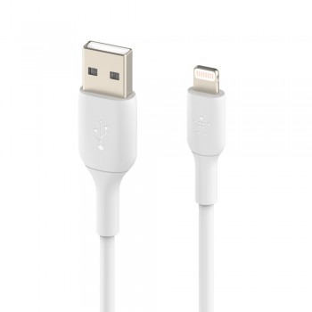 Belkin CAA001BT3MWH cable de conector Lightning 3 m Blanco
