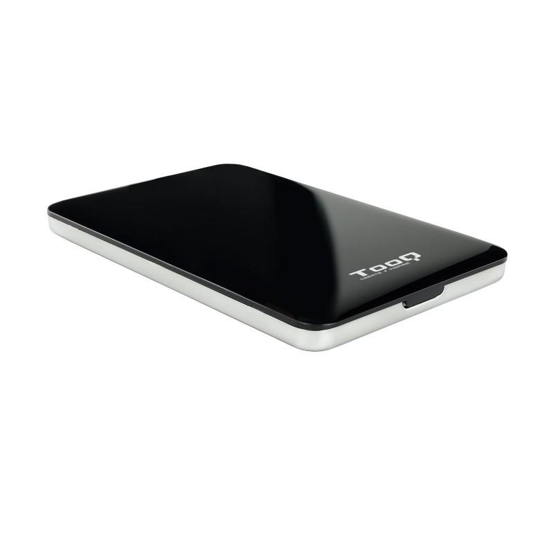 TooQ TQE-2538B - 2.5" Caja de disco duro (HDD) Negro, Gris