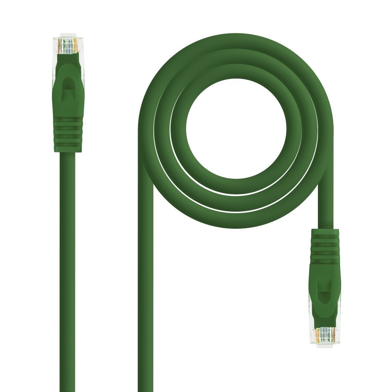Nanocable Cable de red latiguillo RJ45 LSZH Cat.6A UTP AWG24, Verde, 3.0m 10.20.1803-GR