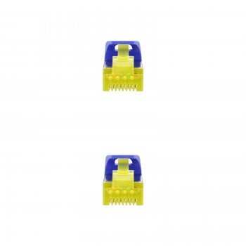 Nanocable Cable de red latiguillo RJ45 LSZH Cat.6A SFTP AWG26, Azul, 2.0 m 10.20.1902-BL