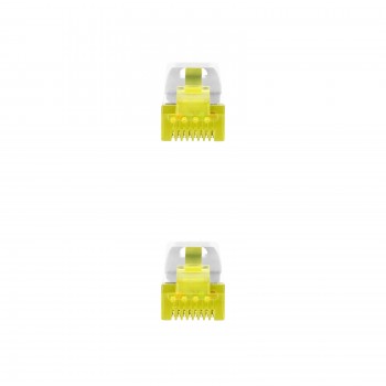 Nanocable Cable de red latiguillo RJ45 LSZH Cat.6A SFTP AWG26, Blanco, 3.0 m 10.20.1903-W