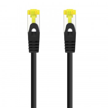 Nanocable Cable de red latiguillo RJ45 LSZH Cat.6A SFTP AWG26, Negro, 1.0 m 10.20.1901-BK