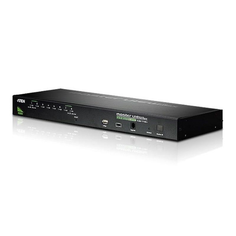 Aten CS1708A interruptor KVM Montaje en rack Negro CS1708A-AT-G
