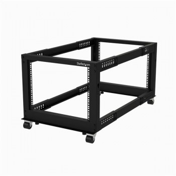 StarTech.com Rack de Marco Abierto de 8U - de 4 Columnas - con Profundidad Ajustable 4POSTRACK8U