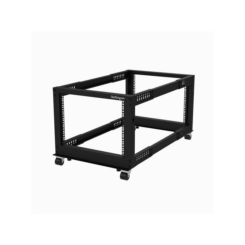 StarTech.com Rack de Marco Abierto de 8U - de 4 Columnas - con Profundidad Ajustable 4POSTRACK8U