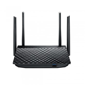 ASUS RT-AC58U V2 - Doble banda (2,4 GHz   5 GHz) Gigabit Ethernet Negro 90IG0540-BO9430