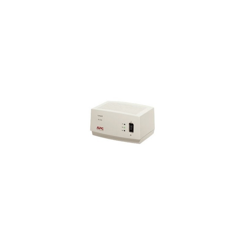 APC LE600I regulador de voltaje 230 V 4 salidas AC Beige, Gris