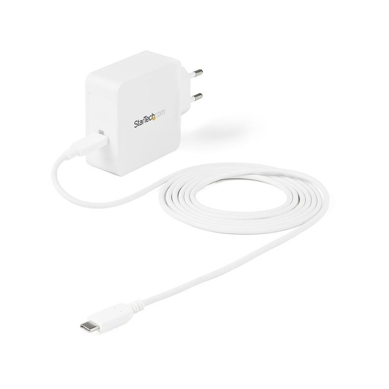 StarTech.com Cargador de Pared USB-C de 1 Puerto con 60W de Entrega de Alimentación PD WCH1CEU