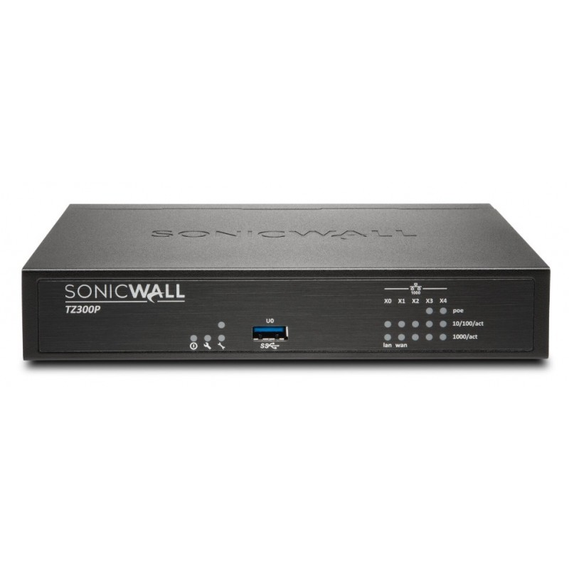 SonicWall TZ300P cortafuegos (hardware) 750 Mbit s Escritorio 01-SSC-0030