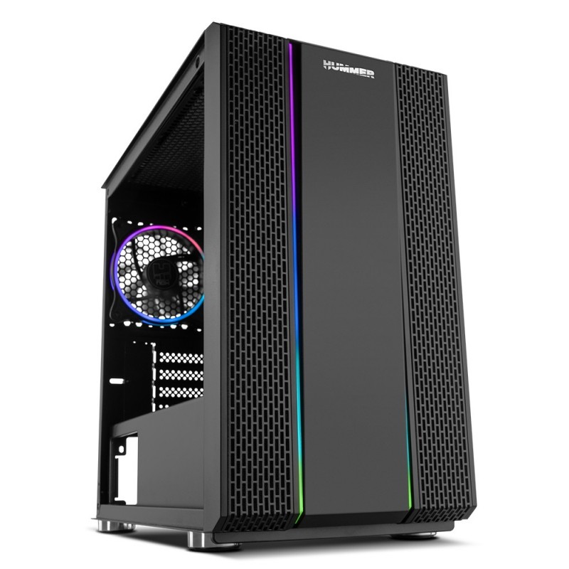 NOX Minitorre M-ATX Hummer Fusion ARGB NXHUMMERFSNS