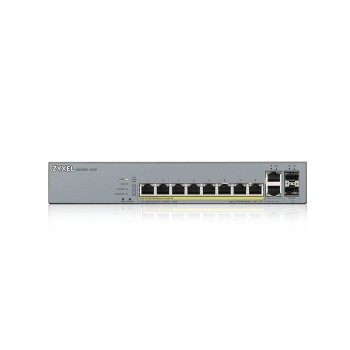 Zyxel GS1350-12HP-EU0101F switch Gestionado L2 Gigabit Ethernet (10 100 1000) Gris - PoE