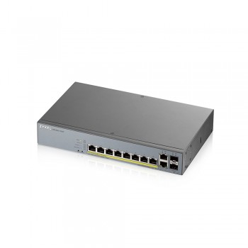 Zyxel GS1350-12HP-EU0101F switch Gestionado L2 Gigabit Ethernet (10 100 1000) Gris - PoE