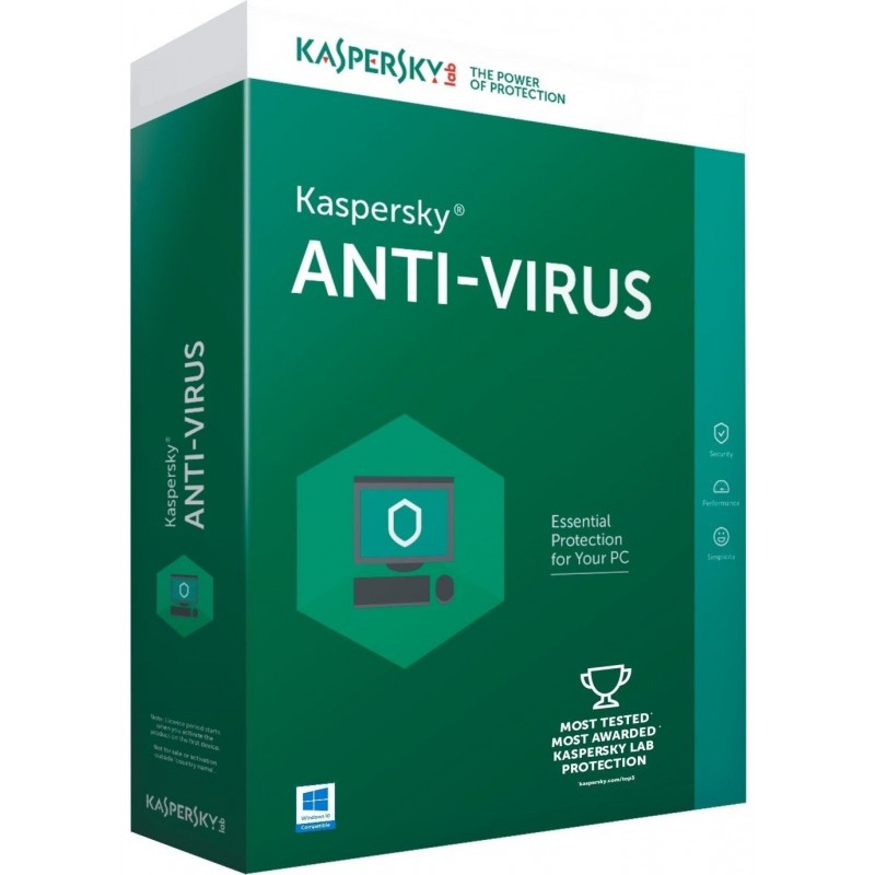 KASPERSKY ANTI-VIRUS 3 DEVICE 1 YEAR RENEWAL LICENSE PACK **L. ELECTRÓNICA KL1171SCCFR