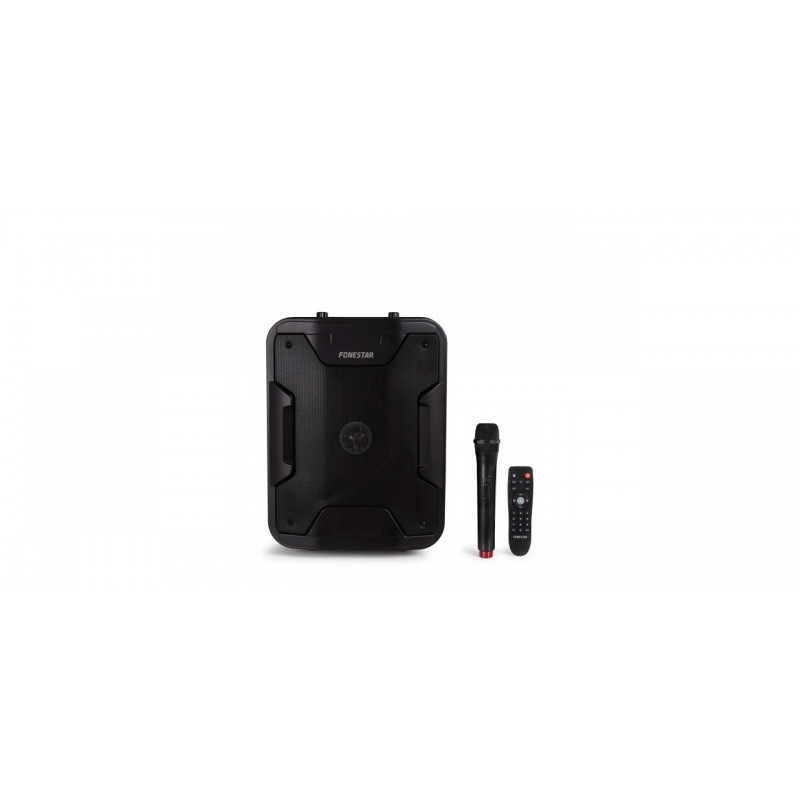 ALTAVOZ PORTÁTIL FONESTAR CALIFORNIA - 200W - BT - USB MP3 - FM - FUNCIÓN KARAOKE - MICRÓFONO INALÁM