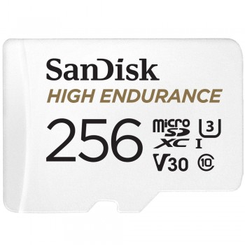 Sandisk High Endurance - 256 GB MicroSDXC - Clase 10 UHS-I SDSQQNR-256G-GN6IA
