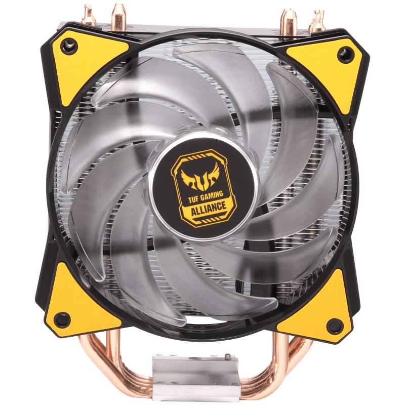 Cooler Master MasterAir MA410P TUF Gaming Edition Procesador Enfriador 12 cm Negro, Amarillo MAP-T4PN-AFNPC-R1