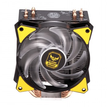 Cooler Master MasterAir MA410P TUF Gaming Edition Procesador Enfriador 12 cm Negro, Amarillo MAP-T4PN-AFNPC-R1