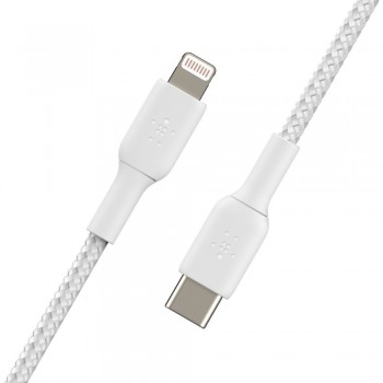 Belkin CAA004BT1MWH cable de conector Lightning 1 m Blanco