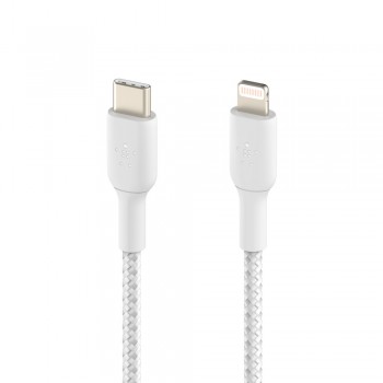 Belkin CAA004BT2MWH cable de conector Lightning 2 m Blanco