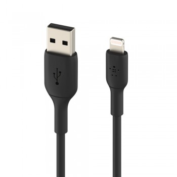 Belkin CAA001BT3MBK cable de conector Lightning 3 m Negro