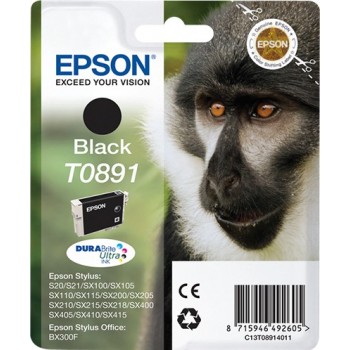 Epson Monkey Cartucho T0891 negro Original C13T08914011