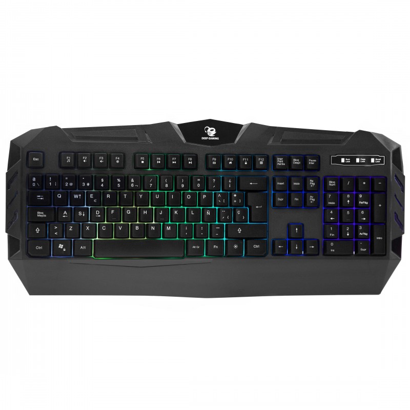 CoolBox DeepColorKey teclado USB - QWERTY Español Negro COO-DGTEC01