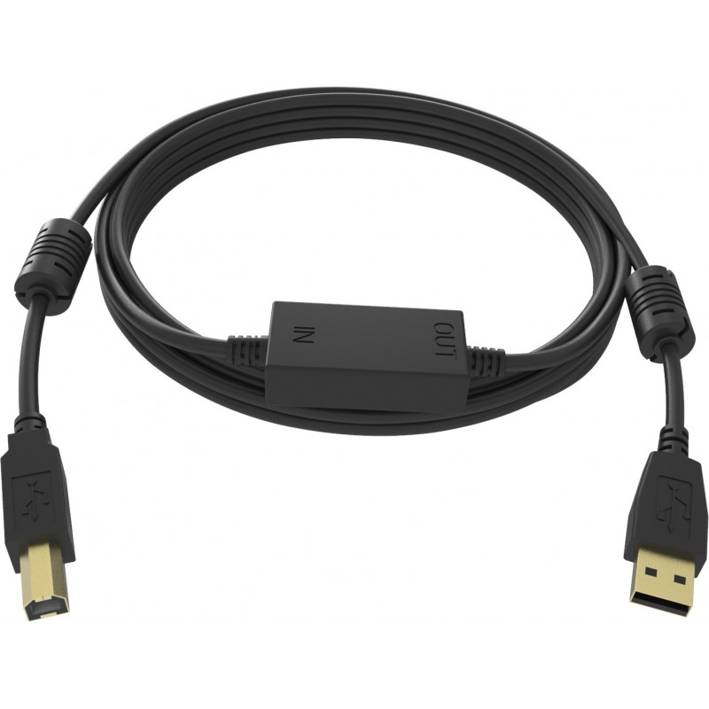 Vision TC 15MUSB+ BL cable USB 15 m 2.0 USB A USB B Negro