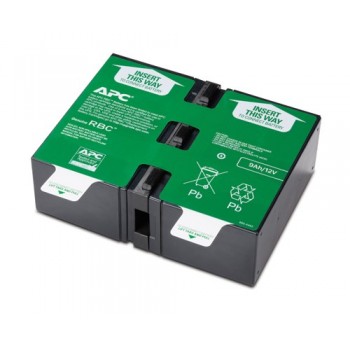 APC Replacement Battery Cartridge 124 - Batería de UPS - 1 x Ácido de plomo - para Back-UPS Pro 150 APCRBC124