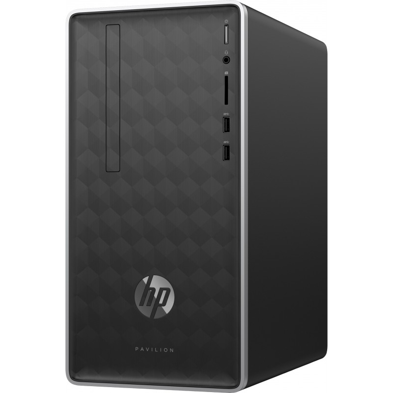 HP Pavilion 590-p0031ns AMD Ryzen 3 2200G 8 GB DDR4-SDRAM 256 GB SSD Mini Tower PC 6RS02EA