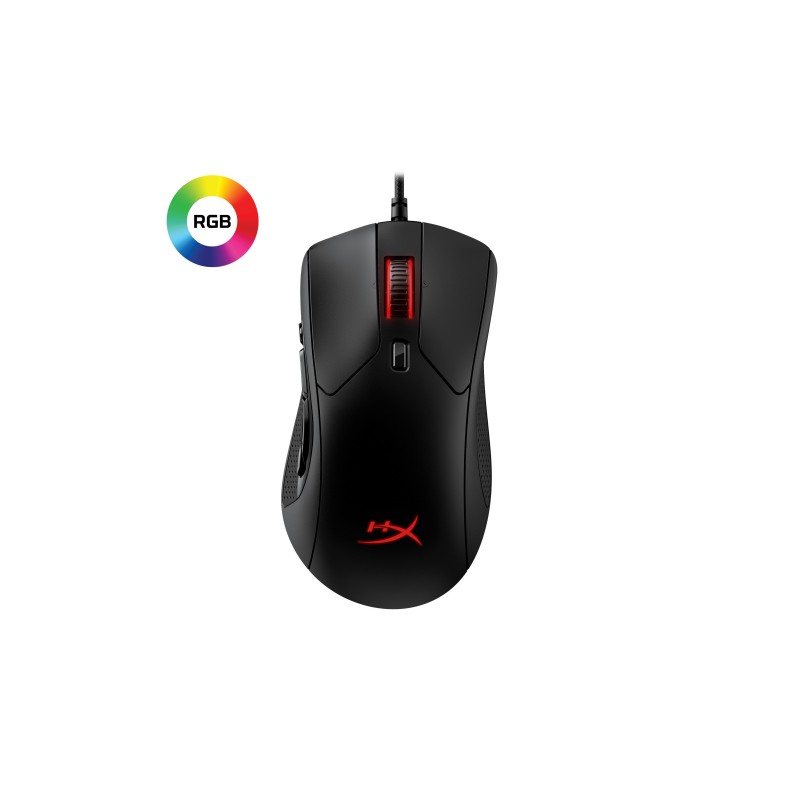 HyperX PULSEFIRE RAID GAMING MOUSE ratón USB tipo A Óptico 16000 DPI Izquierda HX-MC005B