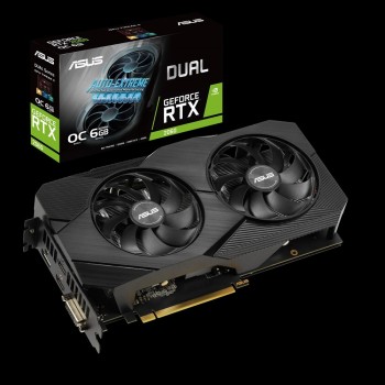 Asus GeForce RTX2060 Dual EVO OC 6GB GDDR6 - Dual-RTX2060-O6G-EVO 90YV0CH2-M0NA00