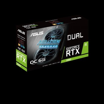 Asus GeForce RTX2060 Dual EVO OC 6GB GDDR6 - Dual-RTX2060-O6G-EVO 90YV0CH2-M0NA00