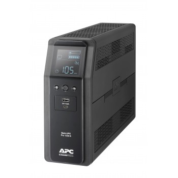 APC BACK UPS PRO BR 1200VA - UPS - Línea interactiva - 720W - 8 salidas AC BR1200SI