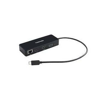 Toshiba PA5272U-3PRP hub de interfaz USB 2.0 Type-C Negro