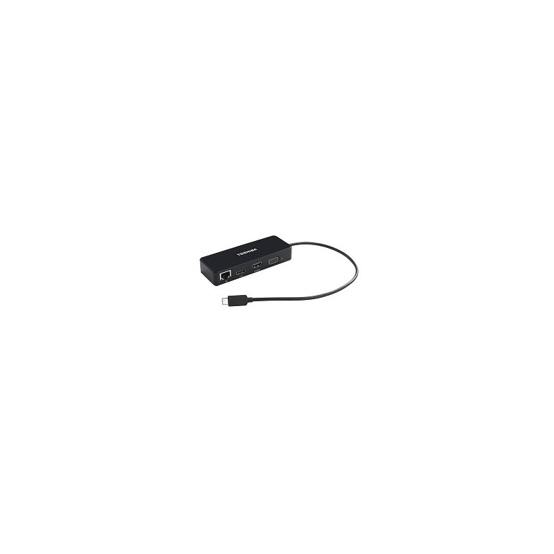Toshiba PA5272U-3PRP hub de interfaz USB 2.0 Type-C Negro