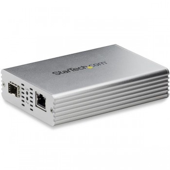 StarTech.com Conversor de Medios Ethernet de Fibra Óptica de 10Gb con Ranura SFP+ Abierta MCM10GSFP