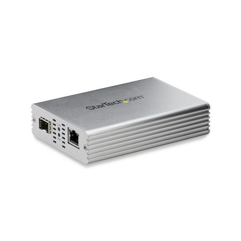 StarTech.com Conversor de Medios Ethernet de Fibra Óptica de 10Gb con Ranura SFP+ Abierta MCM10GSFP