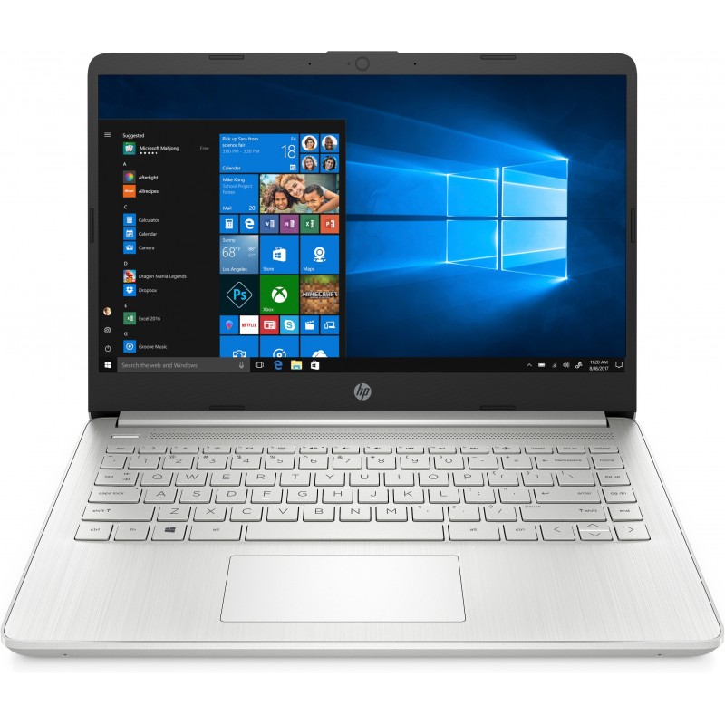 HP 14s-dq1027ns Plata - 14" - 1920x1080 - Intel Core i5 - 8GB - 512GB SSD - Wi-Fi 5 - W10 Home 3H918EAABE