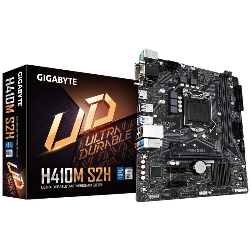 Gigabyte H410M S2H placa base LGA 1200 Micro ATX GAH41MS2H-00-G