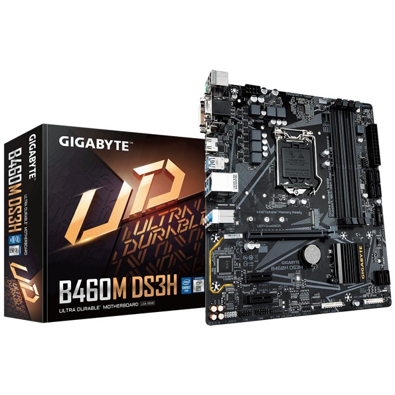 Gigabyte B460M DS3H placa base LGA 1200 Micro ATX GAB46MS3H-00-G
