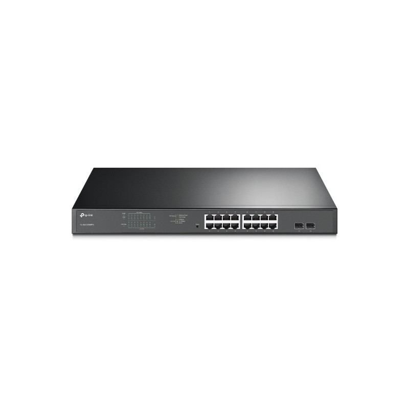 TP-LINK TL-SG1218MPE switch Gestionado Gigabit Ethernet (10 100 1000) Negro Energía sobre Ethernet (