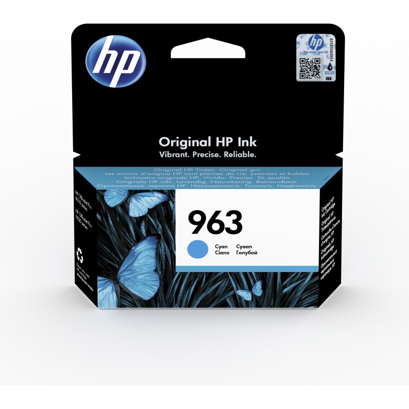 HP 963 Original Cian 1 pieza(s) 3JA23AEBGY
