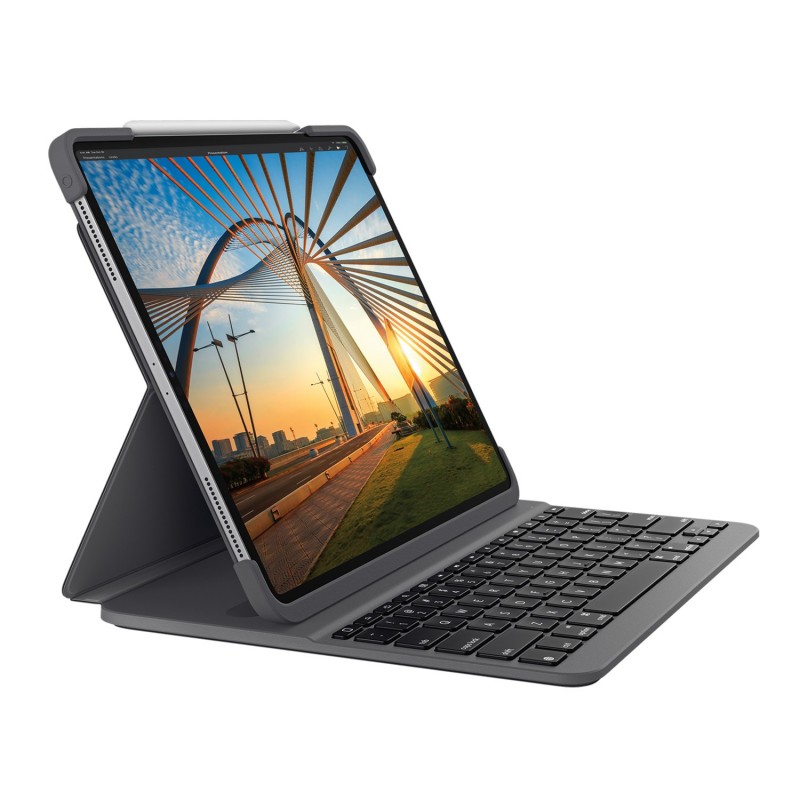 Logitech Slim Folio Pro teclado para móvil QWERTY Inglés del Reino Unido Grafito Bluetooth 920-009689
